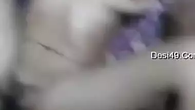 Village Couple Boobs Pressing And Fucking In Night