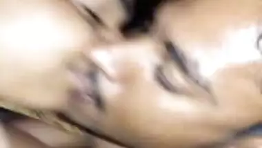 Mallu aunty ride on top and boob press and kiss