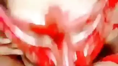 Desi Bhabi Blowjob & Handjob
