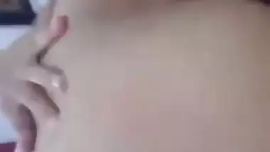 Long nipples MILF riding dick of customer dick