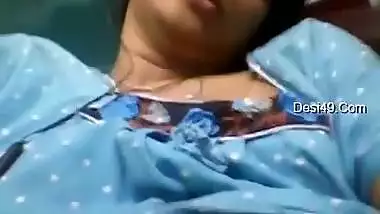 Today Exclusive- Horny Desi Girl Record Her Nude Video And Masturbate Part 7