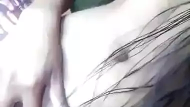 Teen Bangla village girl striptease selfie nude video