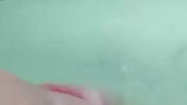 Big ass aunty slapping booty during live call