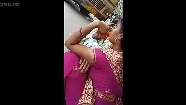 Tamil hot young aunty side boobs without bra in busstop