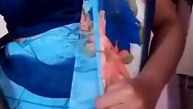 Tamil wife swetha saree change