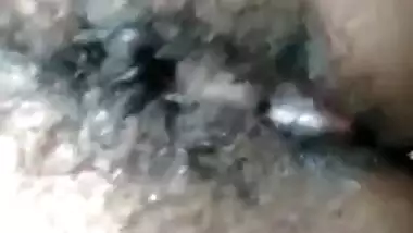 Indian XXX bush drilled with neighbor's hard Desi penis in darkness