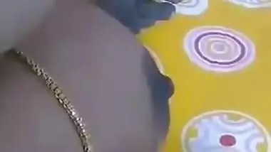 Tamil Husband Pressing Wife Boobs While Sleeping