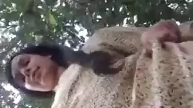 Beautiful village girl lifting dress and showing pussy