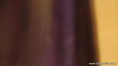 Black haired cutie gets naked