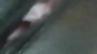 Busty girl showing her boobs and pussy