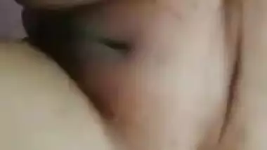 Naughty big booby girl took her nude selfie video