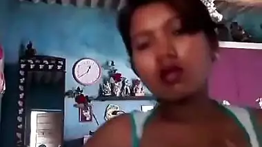 Super horny village girl