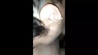 Sexy cousin giving blowjob
