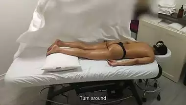 Sarah, 21 years old Indian college girl gets her unforgettable first massage.