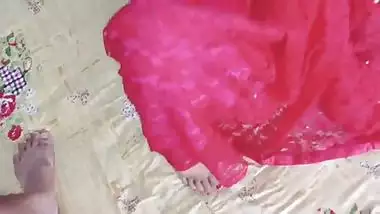 Red Indian traditional dress saree Fuck Pussy Licking