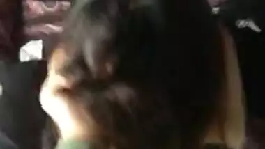 Fucked stepbrothers sister raw while he's in the other room creampie