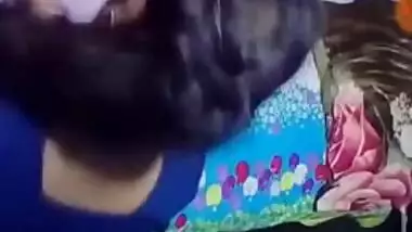 After sex caring Desi man carefully wipes spouse's wet XXX snatch