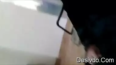 Desi Beauty Shamiya pressing dick at beautyparlour and showing her huge boobs