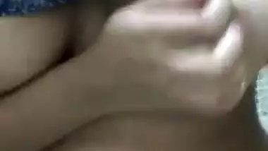 Cute Gf play with Her Tits