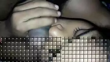 Bengali wife riding dick of her pervert husband at night time