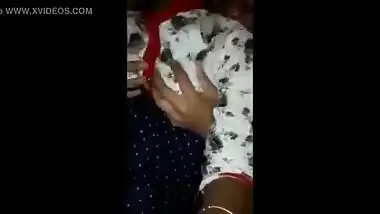 Indian college lovers passionate kissing with...