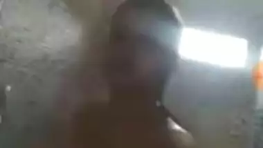 Indian girl takes a shower but she isn't going to interrupt video call