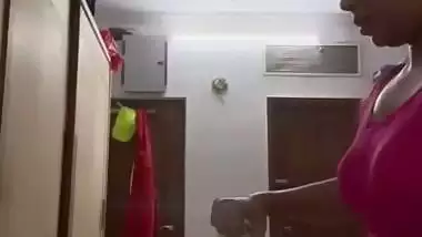 Marathi wife wearing saree after viral nude body showing