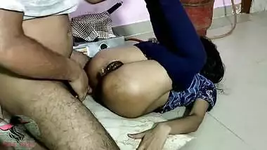 Husband fucked Priya in the kitchen while everybody was at home