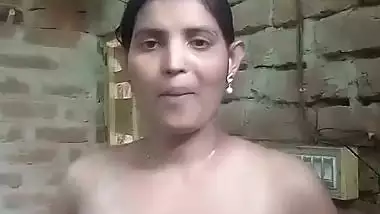 Village girl striptease cute boobs showing for lover