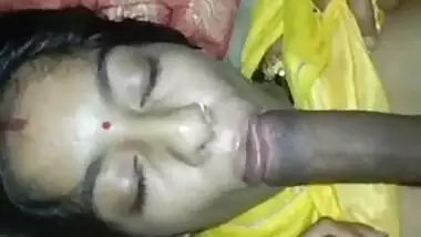 Beautiful Married Bhabi Blowjob In Night