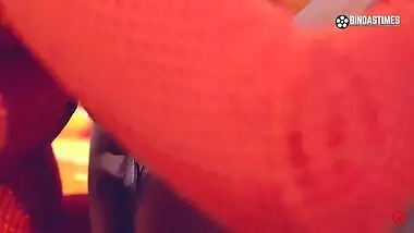 Man sucks nipples and licks sweet XXX pussy of Desi wench on the bed