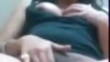 Indian Girl Self-Recording & Playing With Her Hairy Pussy