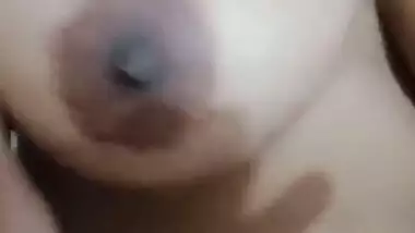 Horny Aunty Flaunting Her Big Tits