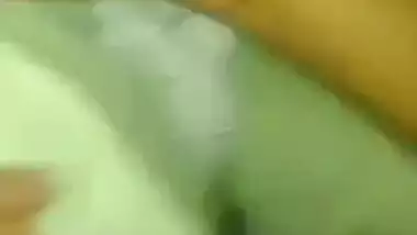 Sexy college girl boobs press by bf mms