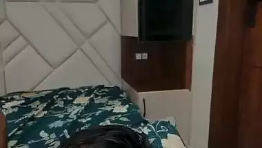 Hot Indian sex of a hot babe stripping and fucking hard