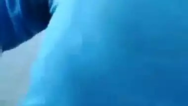 School girl big boobs juggling in the classroom