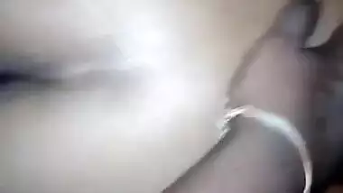 Slim girl pounding hard