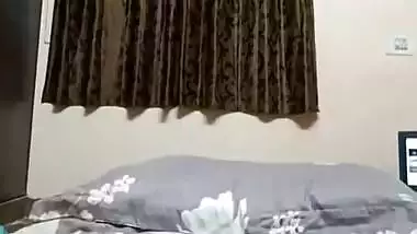 Indian Aunty Shows Her Hairy Pussy And Pretty Face