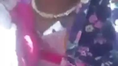 Obedient Desi girl with naked XXX pussy confronted outdoors by guys