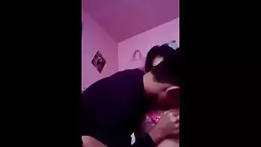 Teen girl enjoys a romantic home sex session with her lover