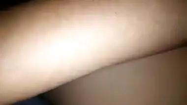 Horny desi bhabhi handjob and hubby play with her boobs inside the blanket