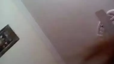 Fully nude tease selfie of hot firm desi lady