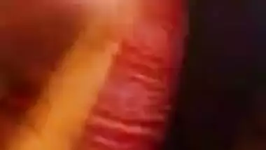 Busty Desi XXX housewife showing her big melons on video call with husband