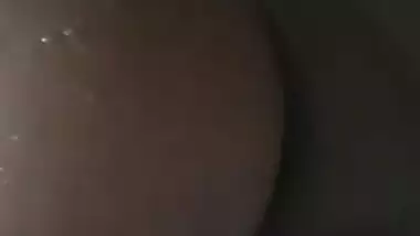 Desi MILF hides in the shower to perform sex show of XXX hooters