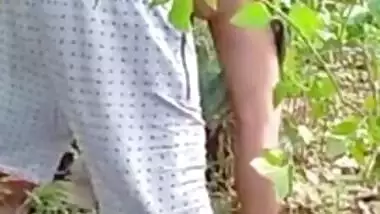 Outdoor XXX coupling of horny Desi lovers for the amateur video