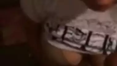White Teen takes a Indian Facial 