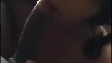 Hot nri girl sucking black guy long dick