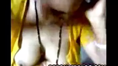 Boobs pressed while on phone