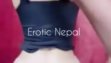 Hot Nepali maal in fishnet stocking - Blowjob - intense fuck - Full video for sale - Nepal Sex Tape