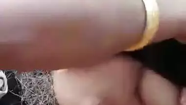 Desi village beauty nude in the outdoors